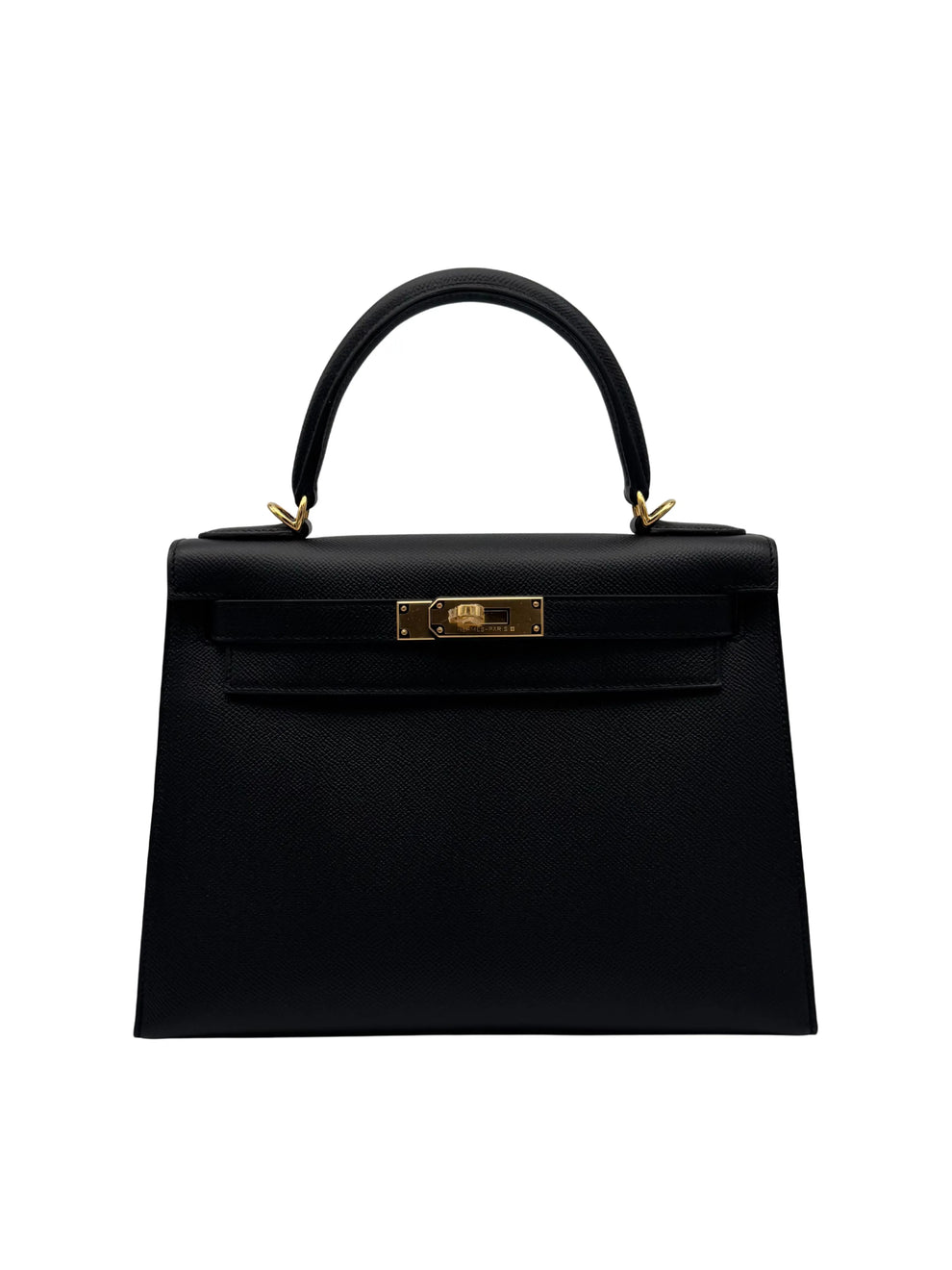 Hermès Kelly 28 Epsom Black Gold Hardware