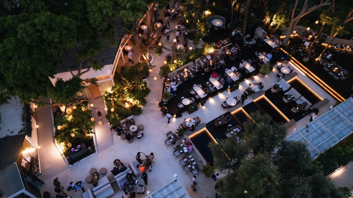Nota Blu new brasserie interior in Marbella