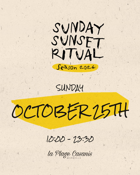 Sunday Sunset Ritual · 25 ottobre
