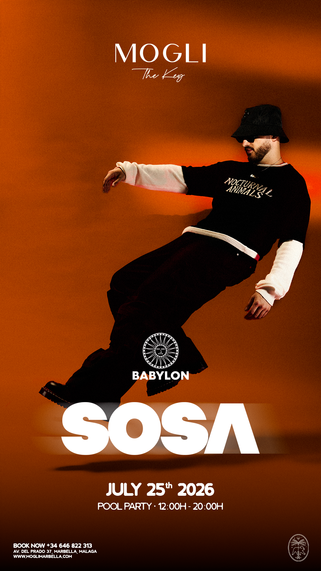 SOSA in Marbella — event flyer