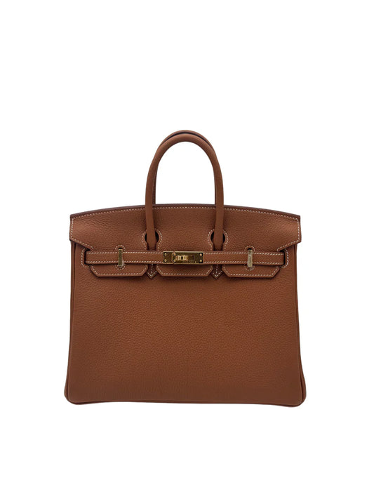 Hermès Birkin 25 — Gold Togo Leather, Gold Hardware (2025)