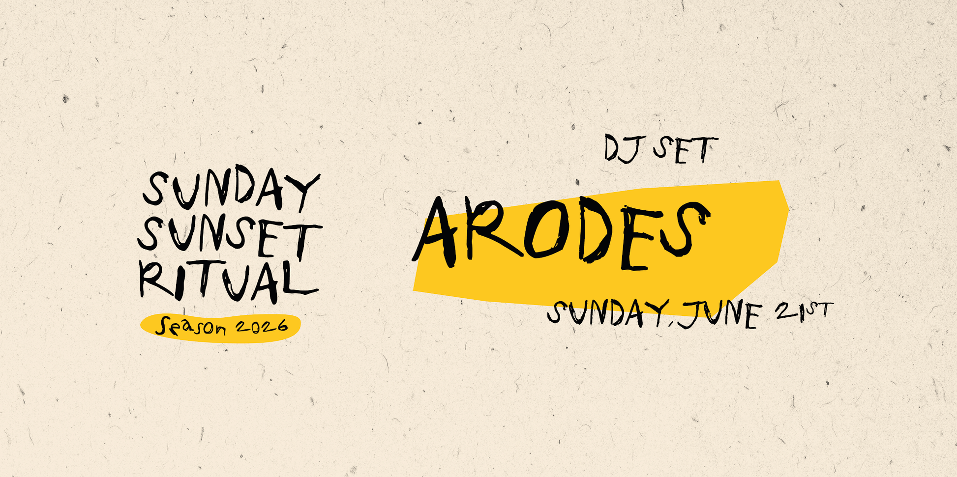 Sunday Sunset Ritual · ARODES