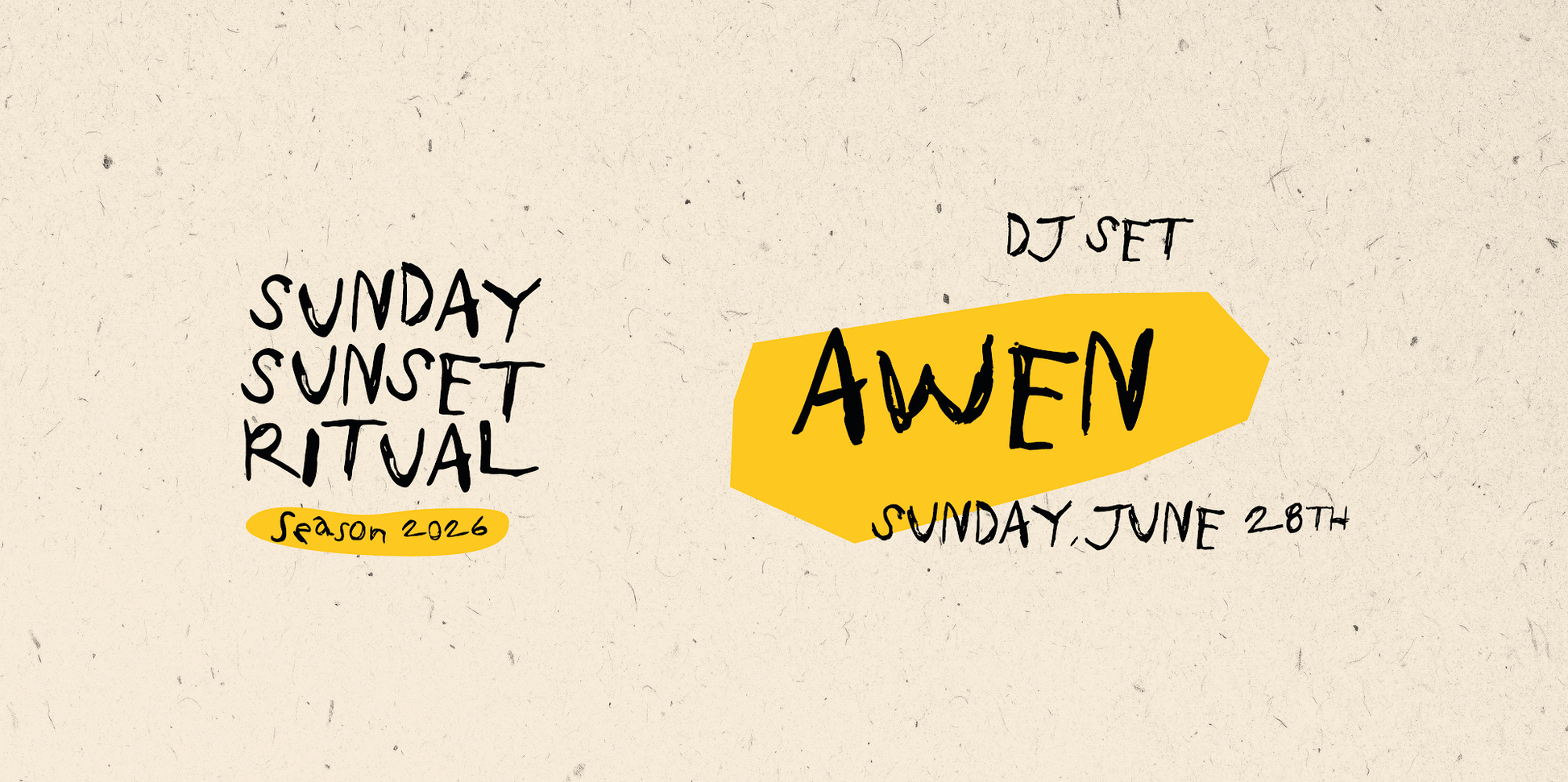 Sunday Sunset Ritual · AWEN