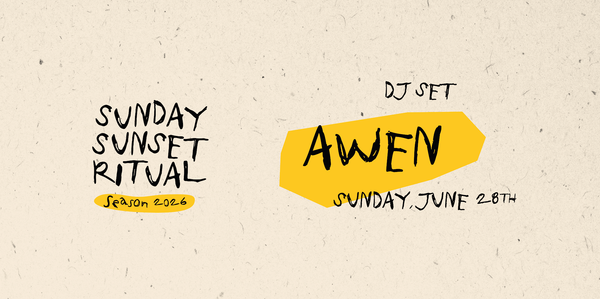 AWEN — Sunday Sunset Ritual — La Plage Casanis Marbella, 28 Jun 2026