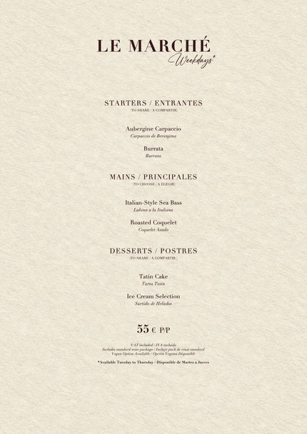 Menus de Noël 2026 · Casanis Bistrot — 3