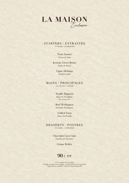 Menus de Noël 2026 · Casanis Bistrot — 5