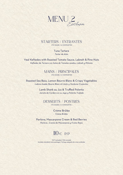 Menus de Noël 2026 · Nota Blu Marbella — 5