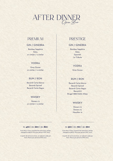 Menus de Noël 2026 · Nota Blu Marbella — 8