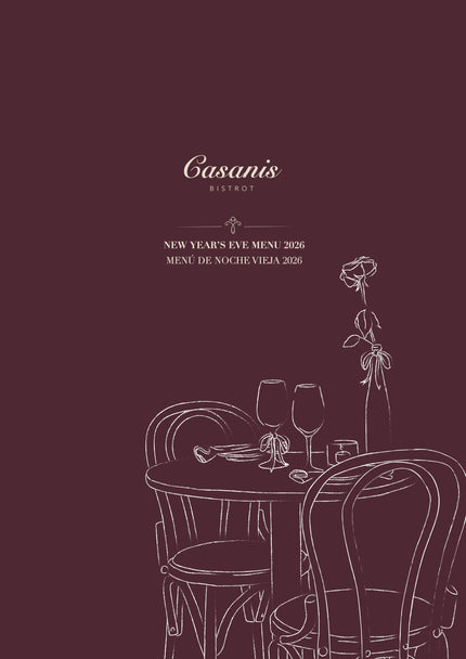 Menu du réveillon 2026 · Casanis Bistrot — 1