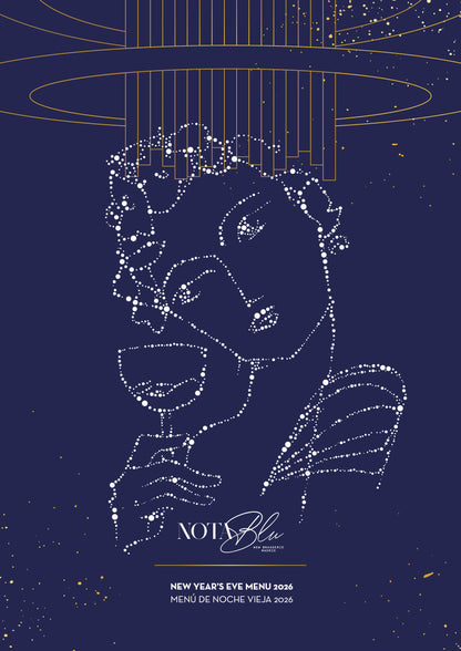 Nota Blu Madrid New Year’s Eve menu 2026 — cover