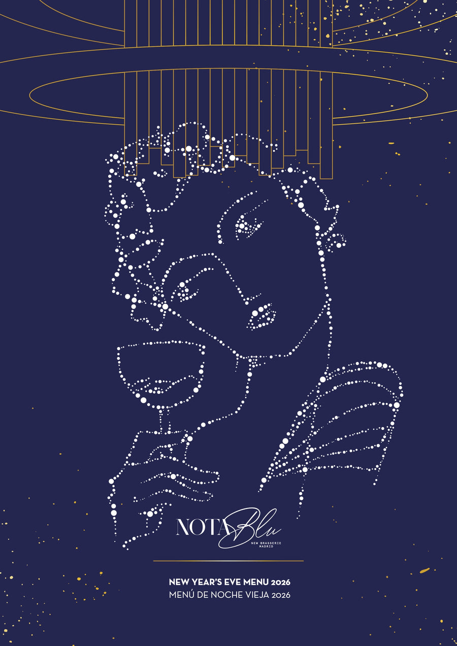 Nota Blu Madrid New Year’s Eve menu 2026 — cover