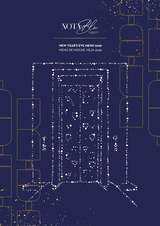 Nota Blu Marbella New Year’s Eve menu 2026 — cover