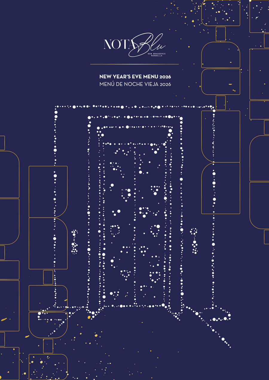 Nota Blu Marbella New Year’s Eve menu 2026 — cover